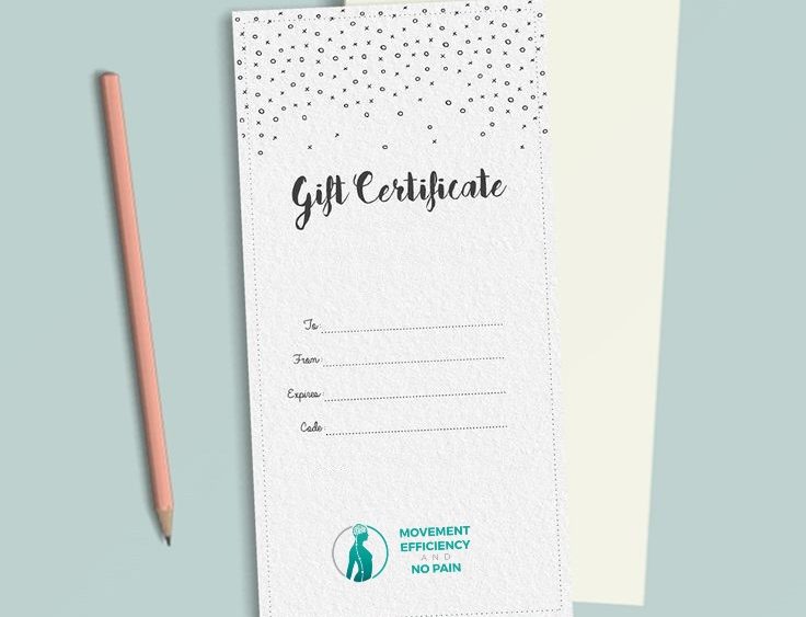 massage gift certificate